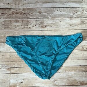NWT Bikini Lab Teal Bikini Bottom Size Medium Medium Coverage